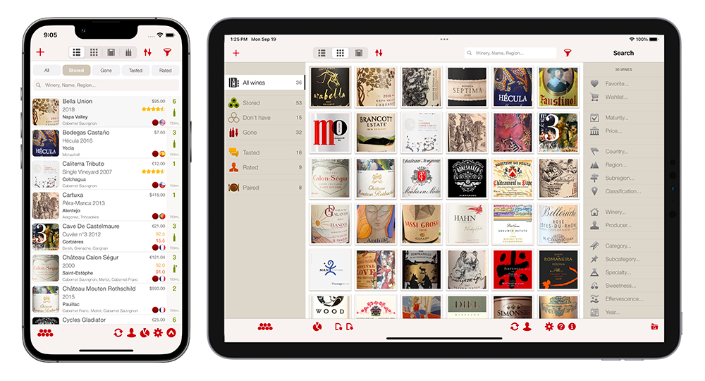 VinoCell iPad iPhone