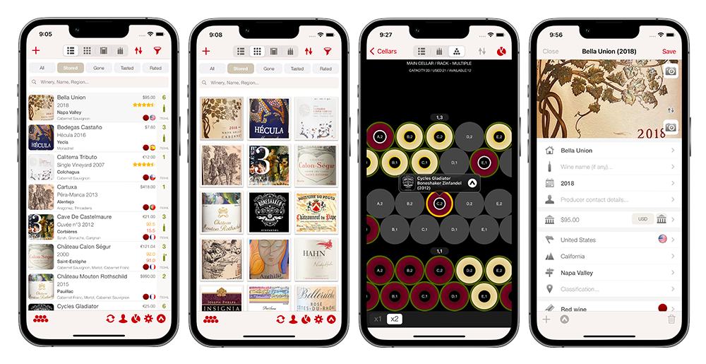 VinoCell iPhone